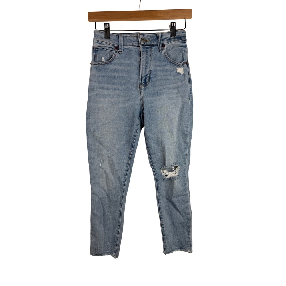 Abercrombie & Fitch The Super Skinny High Rise Curve Love Ankle Jeans size 25